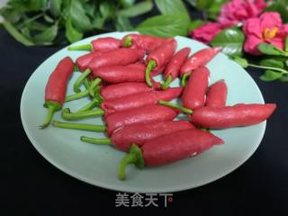 仿真红椒小馒头的做法步骤：6