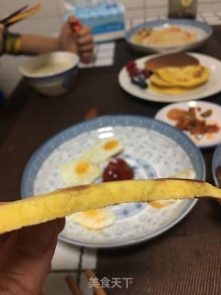 冒充小松饼的玉米饼ᵒ̴̶̷̤????ᵒ̴̶̷̤的做法步骤：8