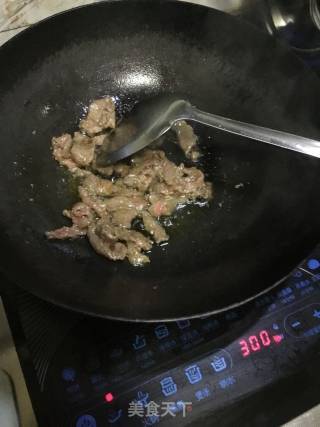 芥兰炒牛肉的做法步骤：6