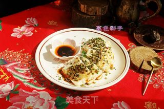 豆腐拌香椿的做法步骤：7