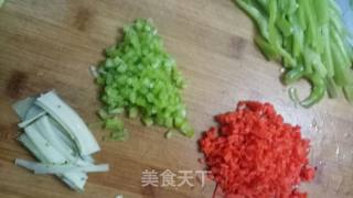 “便当”青椒米饭圈的做法步骤：3