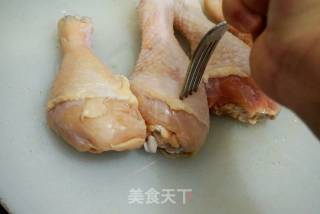 豉油鸡腿的做法步骤：2
