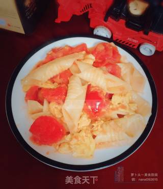 懒人餐--西红柿炒意面的做法步骤：4