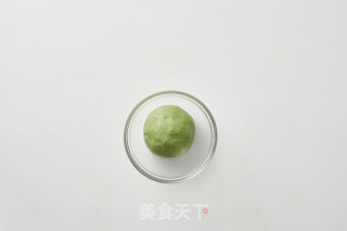 肉松青团的做法步骤：2