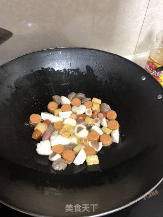 炒肉丸的做法步骤：3