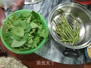 枸杞菜汤的做法步骤：1