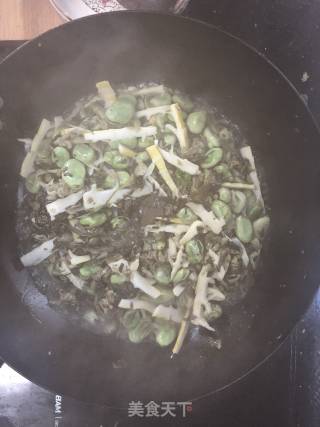 蚕豆竹笋咸菜的做法步骤：4