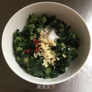 凉拌莴笋叶的做法步骤：6