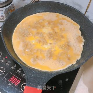 菜脯煎蛋的做法步骤：4
