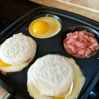 鸡蛋肉堡的做法步骤：5