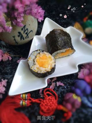 紫菜水果包饭的做法步骤：10