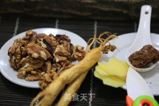 人参核桃姜汤  补充脑部营养，健脑益智，增强记忆力，药食同源补脑佳品！的做法步骤：1