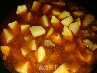 土豆烧排骨的做法步骤：3
