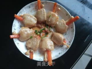 无骨蔬菜鸡翅中的做法步骤：11