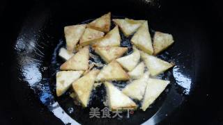 白菜木耳爆豆腐的做法步骤：6