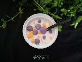 紫薯芒果椰汁西米露的做法步骤：4