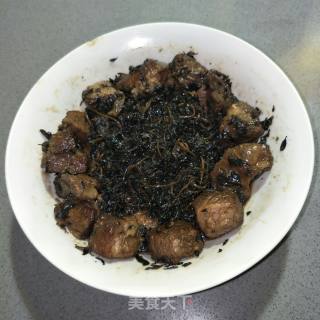 马齿苋烧肉的做法步骤：5