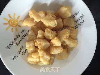 溜鱼段的做法步骤：4