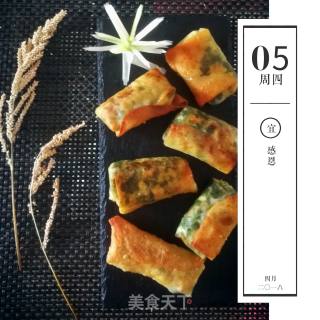 饺子皮春卷的做法步骤：27