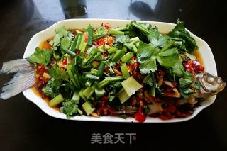 双椒鲳鱼的做法步骤：7