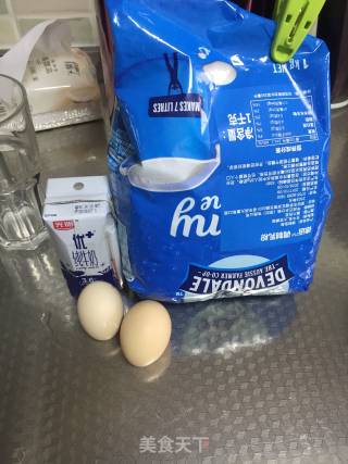 蜜豆双皮奶的做法步骤：1
