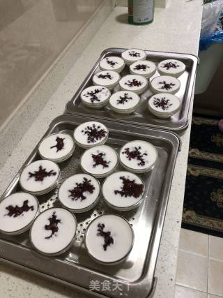 椰奶红豆砵仔糕的做法步骤：10