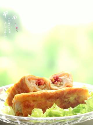 鸡蛋土司卷的做法步骤：10