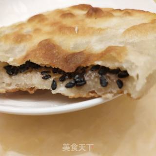 甜甜蜜蜜，黑芝麻糖饼的做法步骤：16
