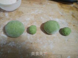 绿色鸡蛋灌饼的做法步骤：5