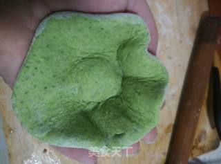 绿色鸡蛋灌饼的做法步骤：6