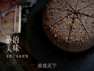 低油不上火的黑芝麻黑米糕的做法步骤：12