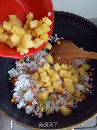 缤纷菠萝饭的做法步骤：11