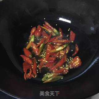 泡椒炒雷笋的做法步骤：7