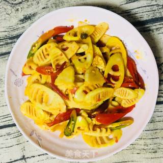 泡椒炒雷笋的做法步骤：9
