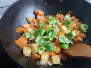南瓜炖土豆的做法步骤：7
