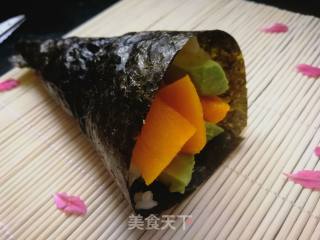 牛油芒果手卷的做法步骤：11