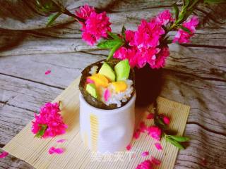 牛油芒果手卷的做法步骤：12