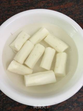 橙汁焗山药的做法步骤：2