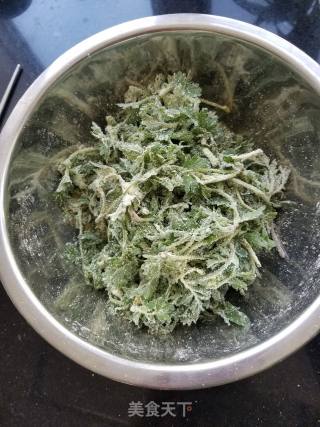 杂粮蒸野菜（老贯筋）的做法步骤：2