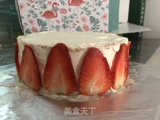 戚风奶油水果生日蛋糕的做法步骤：12