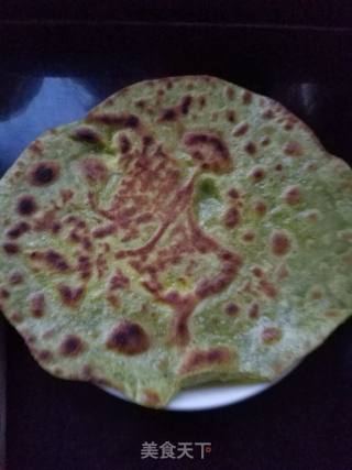 芹菜汁鸡蛋饼的做法步骤：6