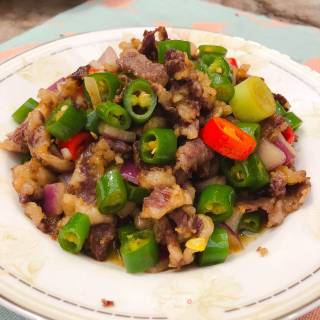 小炒黄牛肉的做法步骤：6