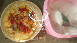营养早餐：鸡蛋蝴蝶面饼的做法步骤：6