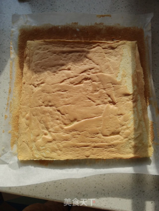 抹茶蛋糕卷的做法步骤：19