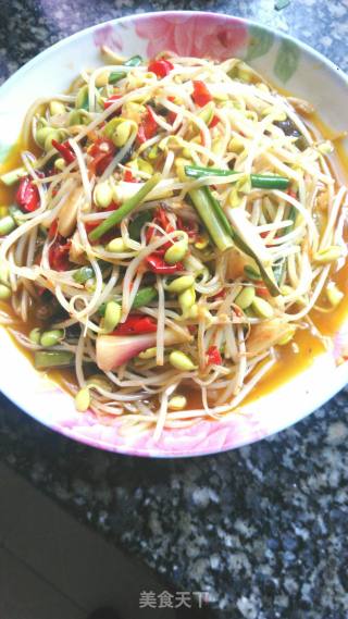 家常黄豆芽的做法步骤：6