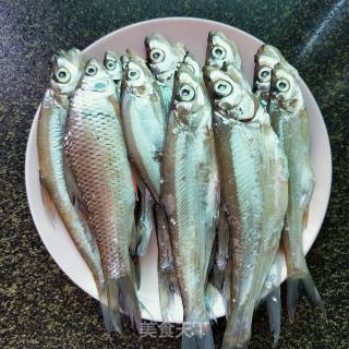 香煎小河鱼的做法步骤：1