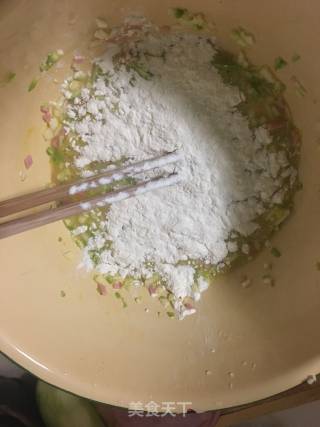 西葫鸡蛋早餐饼的做法步骤：4