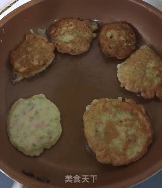 西葫鸡蛋早餐饼的做法步骤：6