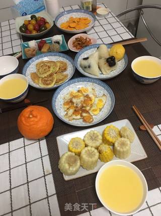 西葫鸡蛋早餐饼的做法步骤：8