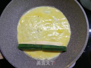 秋葵芝士厚蛋烧的做法步骤：10
